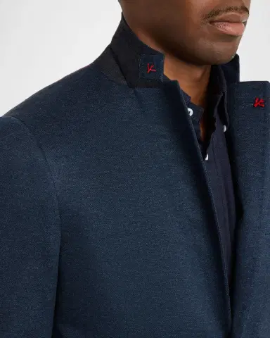 Isaia Men's Jersey Single-Breasted Sport Coat | Thumbnail 7