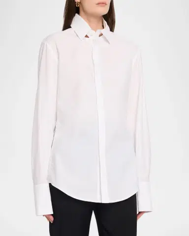 Jean Paul Gaultier Fly Away Cutout Cotton Button-Down Shirt | Thumbnail 4 Jean Paul Gaultier Fly Away Cutout Cotton Button-Down Shirt | Thumbnail 4