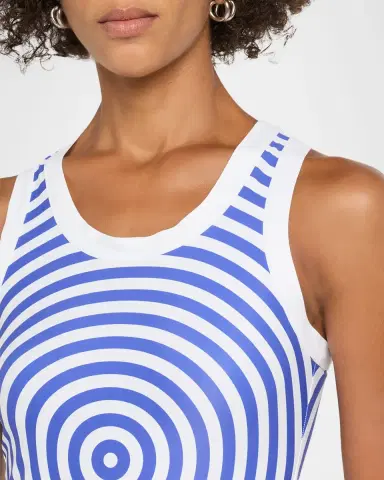 Jean Paul Gaultier Target-Print Jersey Scoop-Neck Tank Top | Thumbnail 5 Jean Paul Gaultier Target-Print Jersey Scoop-Neck Tank Top | Thumbnail 5