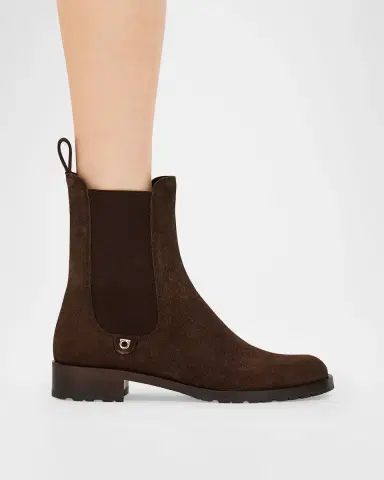 Ferragamo Briuli Suede Chelsea Boots | Thumbnail 2