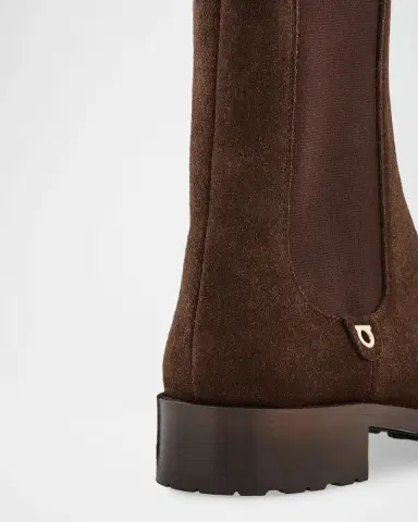 Ferragamo Briuli Suede Chelsea Boots | Thumbnail 7