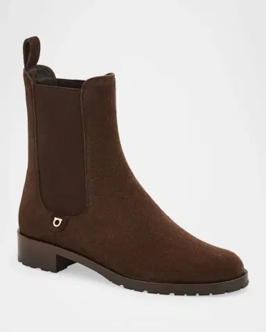 Ferragamo Briuli Suede Chelsea Boots | Thumbnail 8