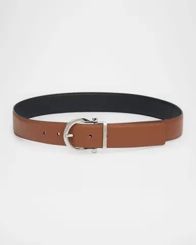 Ferragamo Gancini Reversible Leather Belt | Thumbnail 2
