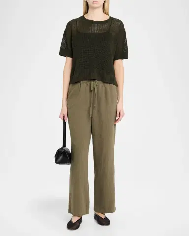 Eileen Fisher Crewneck Open-Knit Sweater | Thumbnail 2 Eileen Fisher Crewneck Open-Knit Sweater | Thumbnail 2