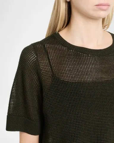 Eileen Fisher Crewneck Open-Knit Sweater | Thumbnail 5 Eileen Fisher Crewneck Open-Knit Sweater | Thumbnail 5