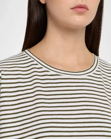 Eileen Fisher Crewneck Striped Organic Cotton Knit Top | Thumbnail 5 Eileen Fisher Crewneck Striped Organic Cotton Knit Top | Thumbnail 5