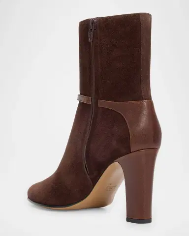 Valentino Garavani 85mm Pattie Suede Ankle Boots | Thumbnail 4