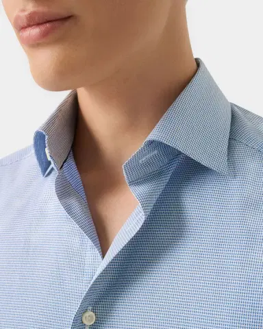 Eton Men's Signature Twill Micro-Pattern Dress Shirt | Thumbnail 5 Eton Men's Signature Twill Micro-Pattern Dress Shirt | Thumbnail 5