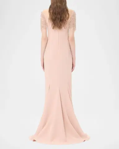 Valentino Garavani Cady Embellished Floor-Length Gown | Thumbnail 3 Valentino Garavani Cady Embellished Floor-Length Gown | Thumbnail 3