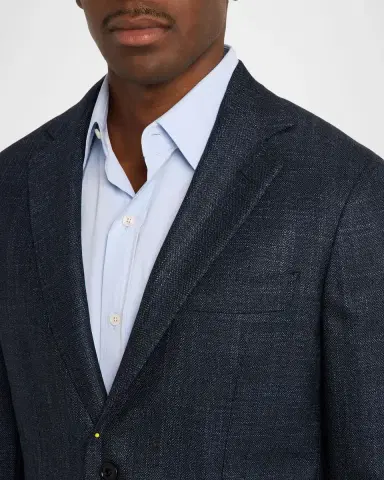 Sartorio Men's Textured Solid Single-Breasted Sport Coat | Thumbnail 5