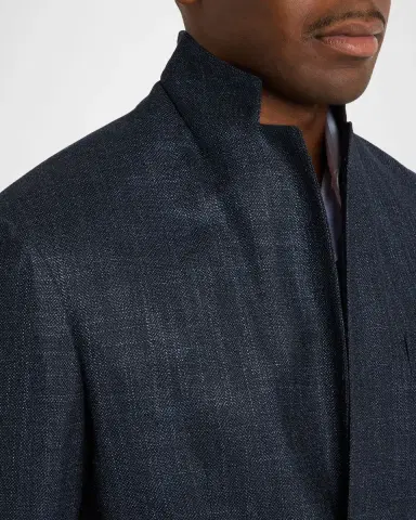 Sartorio Men's Textured Solid Single-Breasted Sport Coat | Thumbnail 7