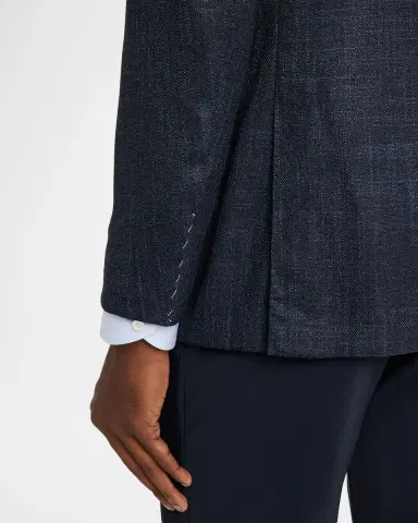Sartorio Men's Textured Solid Single-Breasted Sport Coat | Thumbnail 8