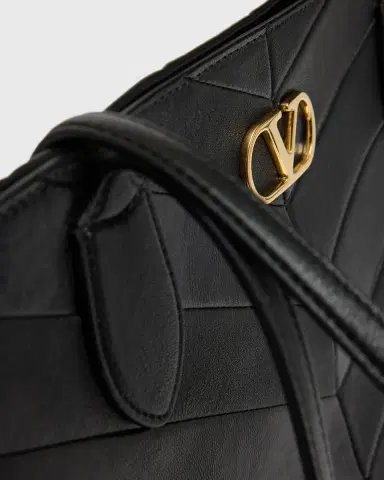 Valentino Garavani Panthea Medium Chevron Leather Tote Bag | Thumbnail 6 Valentino Garavani Panthea Medium Chevron Leather Tote Bag | Thumbnail 6