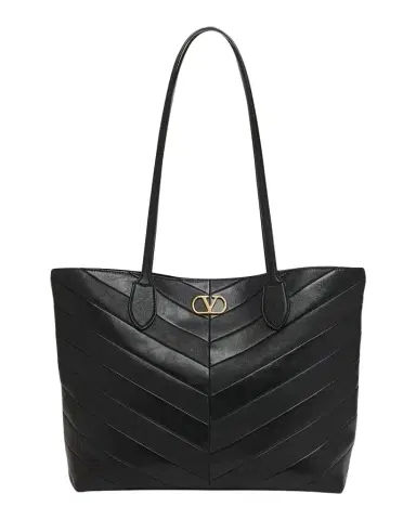 Valentino Garavani Panthea Medium Chevron Leather Tote Bag | Thumbnail 1 Valentino Garavani Panthea Medium Chevron Leather Tote Bag | Thumbnail 1
