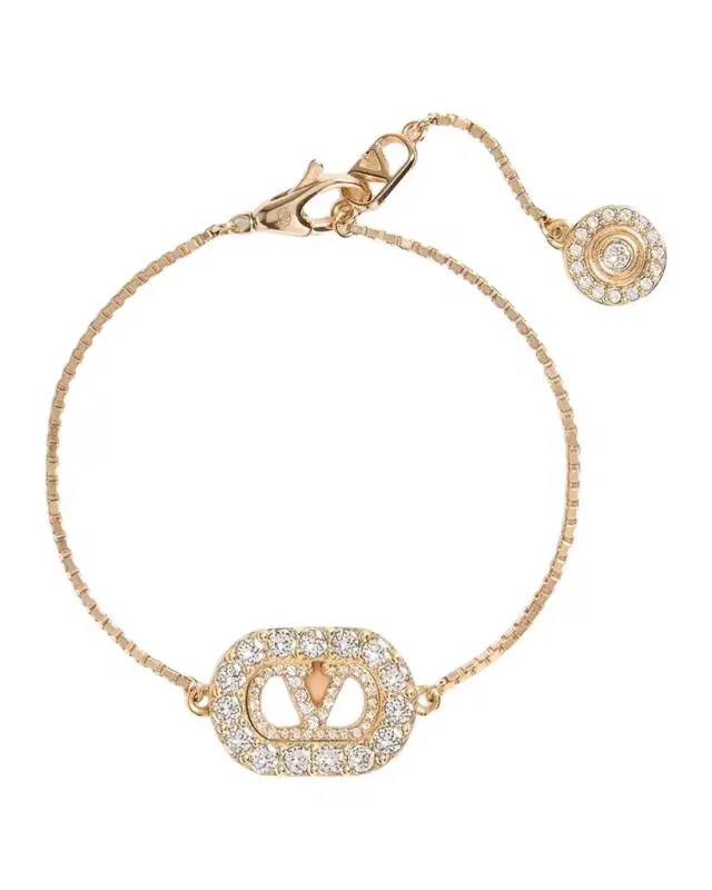 Valentino Garavani VLogo Signature Crystal Bracelet