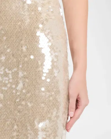 LaQuan Smith Sequined Pencil Skirt | Thumbnail 5