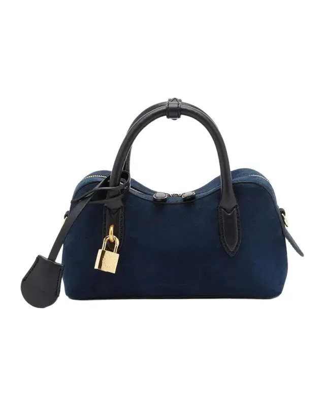 Stella McCartney Ryder Vegan Suede Top-Handle Bag