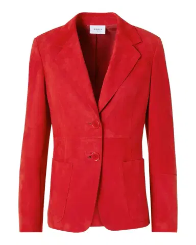 Akris punto Suede Single-Breasted Blazer | Thumbnail 1 Akris punto Suede Single-Breasted Blazer | Thumbnail 1