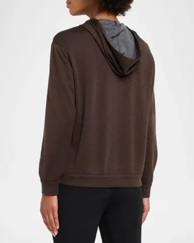 Brunello Cucinelli Monili-Trim Cardigan Sweatshirt | Thumbnail 3