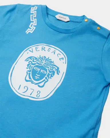 Versace Boy's Medusa Cotton Jersey T-Shirt | Thumbnail 3