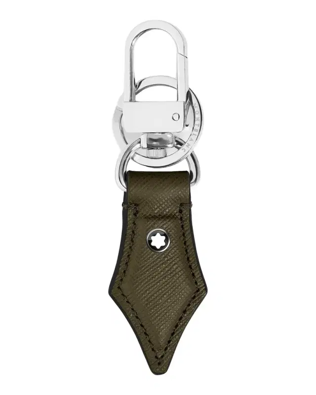 Montblanc Men 's Sartorial Leather Nib Key Holder