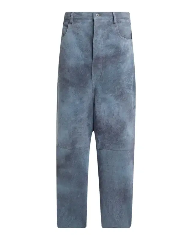 Bottega Veneta Men 's Cloudy Tapered Fit Suede Trousers