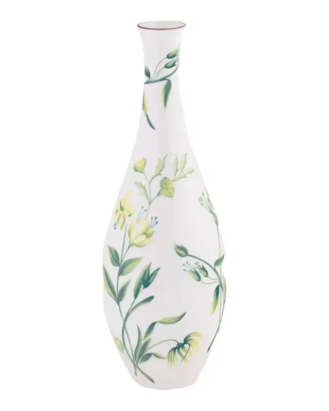 GINORI 1735 Florenza Acanto Stilla Vase, 12" Tall