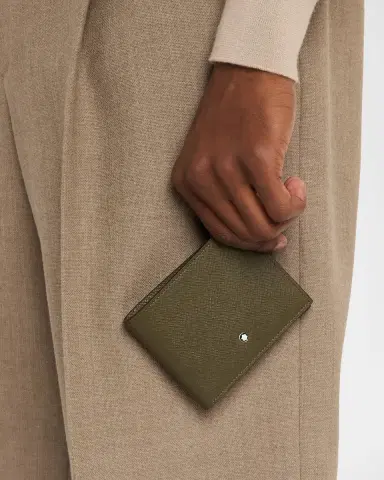 Montblanc Men 's Sartorial Leather Bifold Wallet | Thumbnail 2