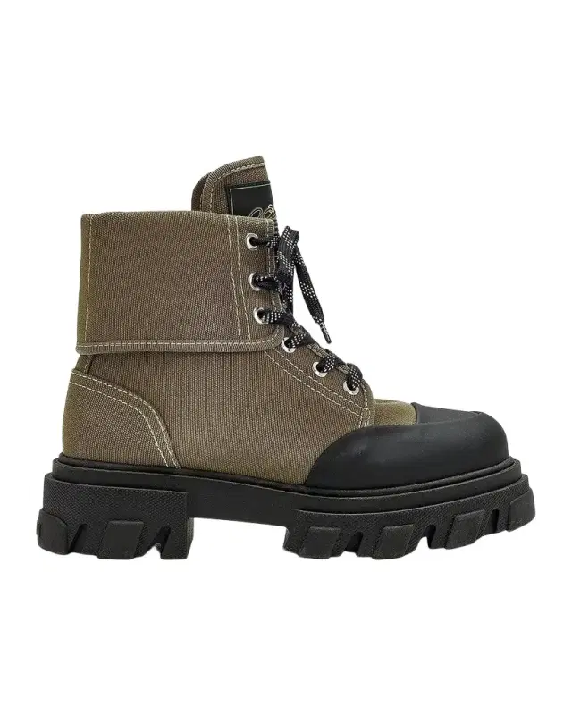 Ganni Cleated Ankle Boots