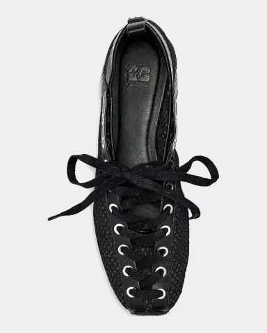 Ganni Sporty Ballerina Mesh Flats | Thumbnail 2