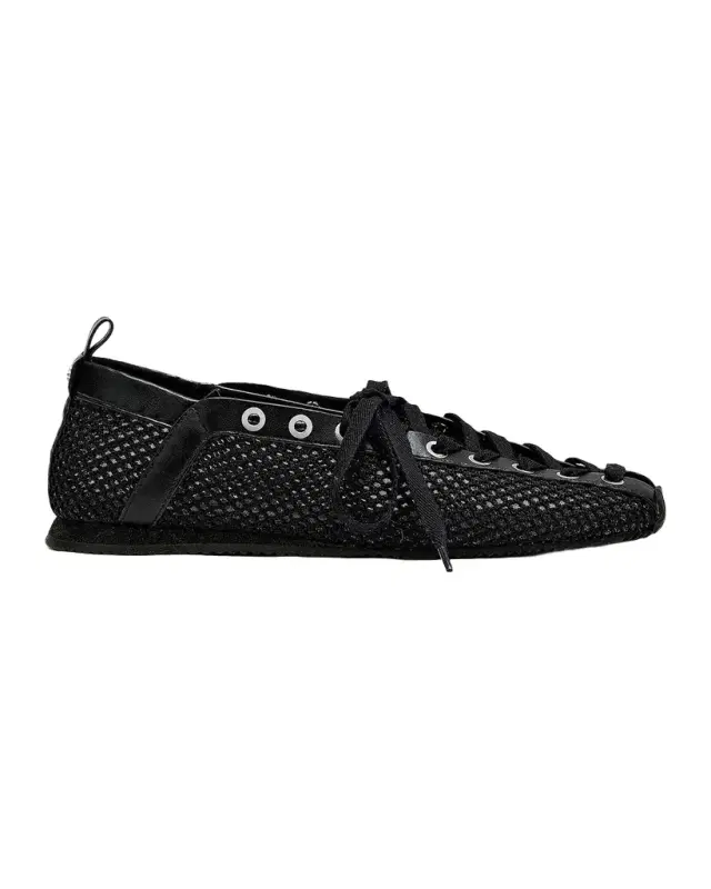 Ganni Sporty Ballerina Mesh Flats