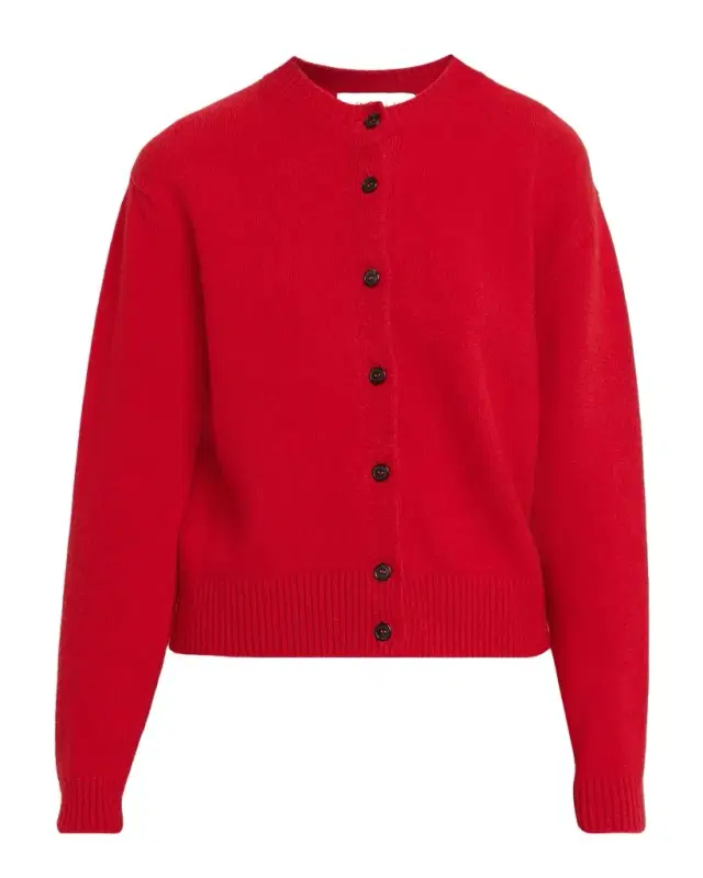 Rohe Classic Crewneck Wool Cardigan