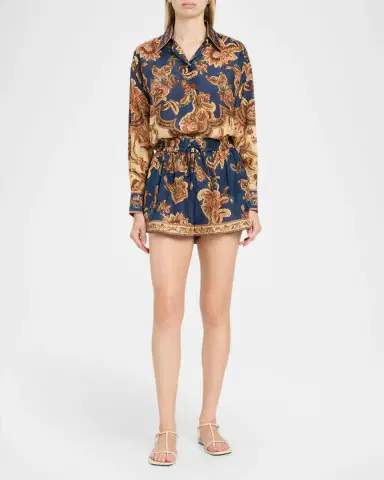 Zimmermann Aster Relaxed Shorts | Thumbnail 2 Zimmermann Aster Relaxed Shorts | Thumbnail 2