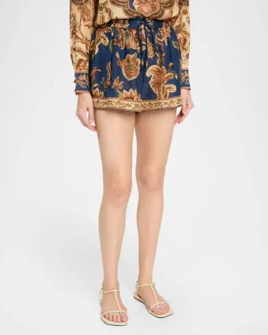 Zimmermann Aster Relaxed Shorts | Thumbnail 4 Zimmermann Aster Relaxed Shorts | Thumbnail 4