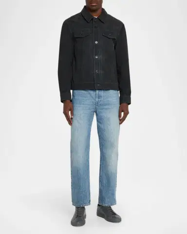 OFFICINE GÉNÉRALE Men's Liam Suede Jacket | Thumbnail 2