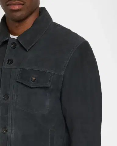 OFFICINE GÉNÉRALE Men's Liam Suede Jacket | Thumbnail 5