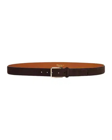 Santoni Men's Suede Buckle Belt | Thumbnail 1