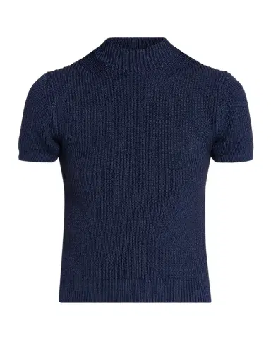 FFORME Katia Chunky Rib Short-Sleeve Mock-Neck Sweater | Thumbnail 1 FFORME Katia Chunky Rib Short-Sleeve Mock-Neck Sweater | Thumbnail 1