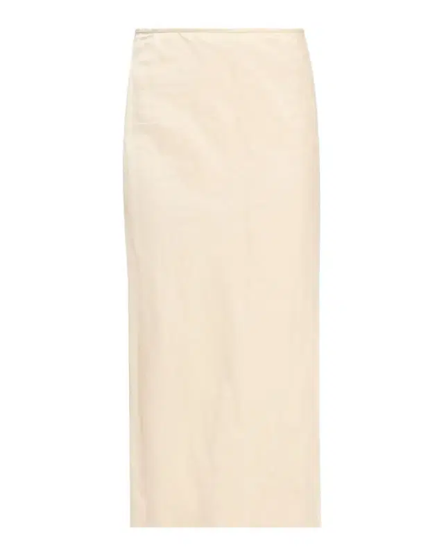 FForme Mena Cotton-Blend Crinkled Straight Skirt
