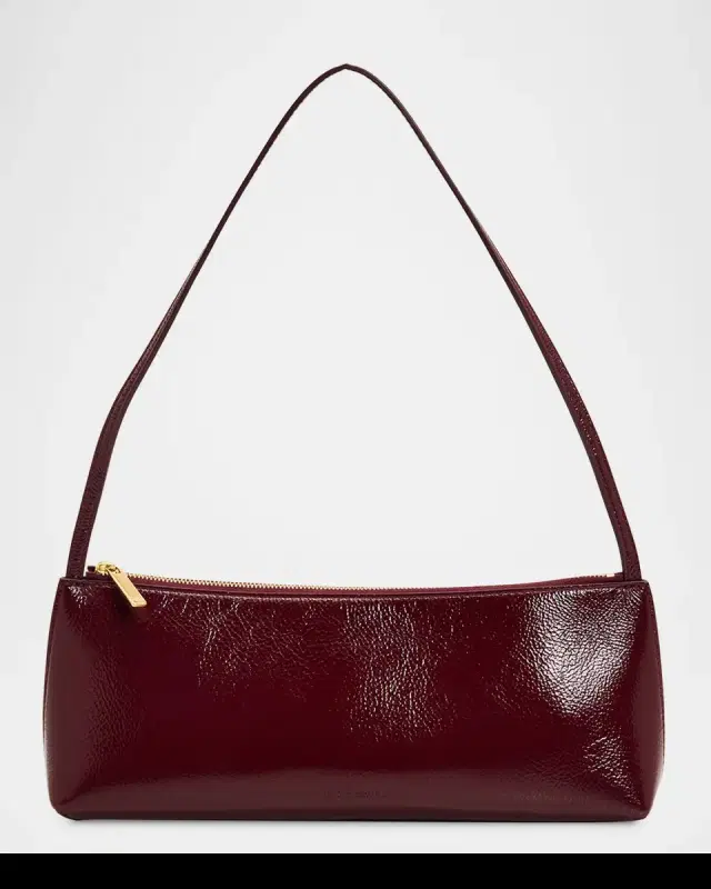 Mansur Gavriel Gaia Leather Baguette Bag