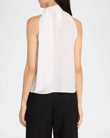 Max Mara Fune Abstract-Print Silk Twill Shirt | Thumbnail 3 Max Mara Fune Abstract-Print Silk Twill Shirt | Thumbnail 3