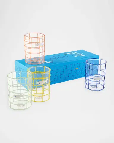 Jonathan Adler Amalfi 12.9 oz. Glasses, Set of 4 | Thumbnail 7