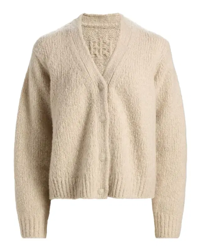 Nili Lotan Lorana Wool-Cashmere V-Neck Cardigan