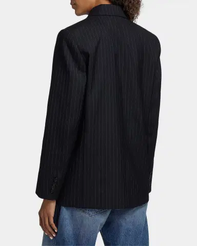 Nili Lotan Leston Pinstriped Stretch-Wool Blazer | Thumbnail 3 Nili Lotan Leston Pinstriped Stretch-Wool Blazer | Thumbnail 3