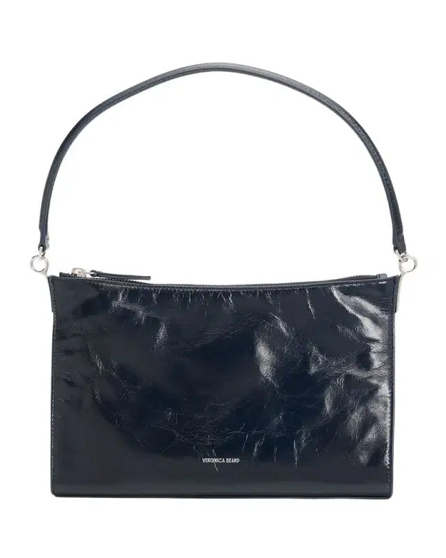 Small Crinkled Leather Top-Handle Bag Small Crinkled Leather Top-Handle Bag