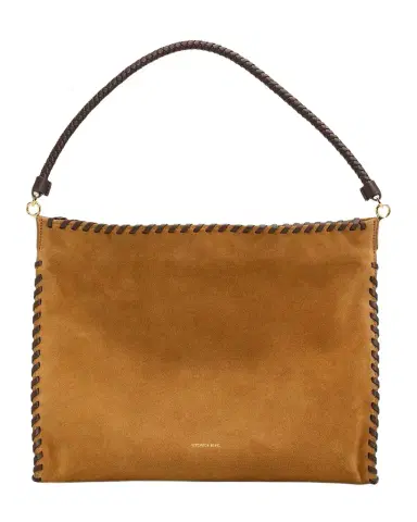 Veronica Beard Whipstitch Suede Shoulder Bag | Thumbnail 1 Veronica Beard Whipstitch Suede Shoulder Bag | Thumbnail 1