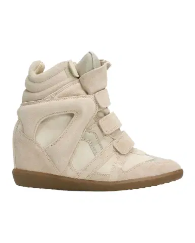 Isabel Marant Bekett Leather & Suede High-Top Platform Sneakers | Thumbnail 1
