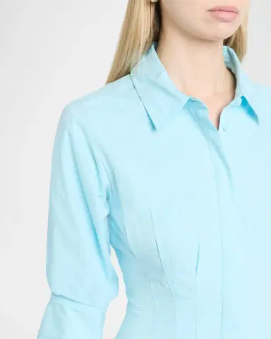 Simkhai Jazz Pintuck Midi Shirtdress | Thumbnail 5
