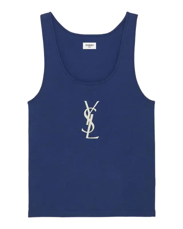 Saint Laurent Cassandre Cotton Tank