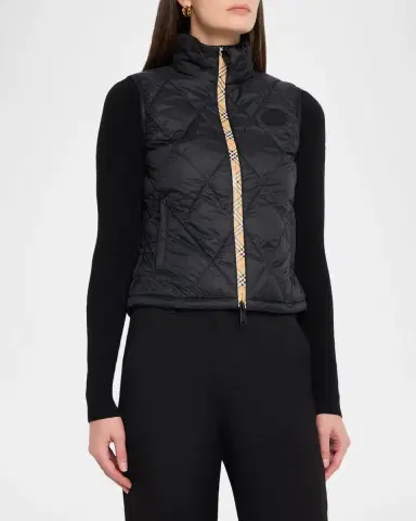 Burberry Cheswick Quilted Zip Vest | Thumbnail 4 Burberry Cheswick Quilted Zip Vest | Thumbnail 4